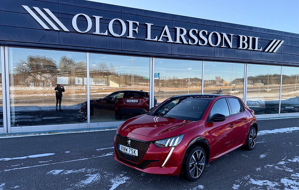 Peugeot E-208 GT Backvarnare 3D NAV Carplay Adaptiv farthållare