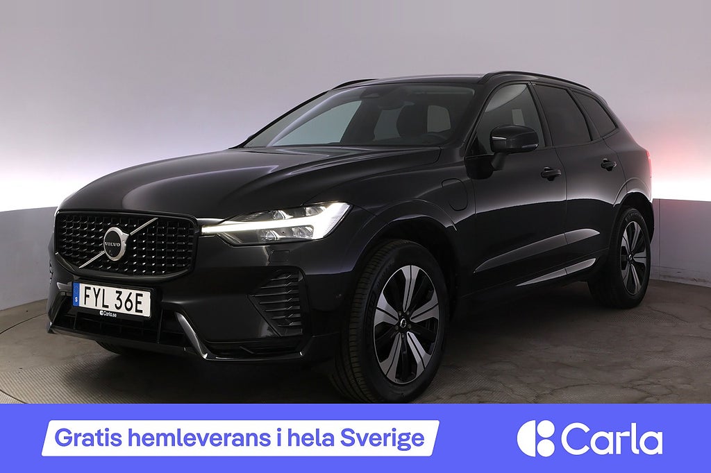 Volvo XC60 T6 AWD Plus Dark Drag Pano Elstol HK Läder BLIS
