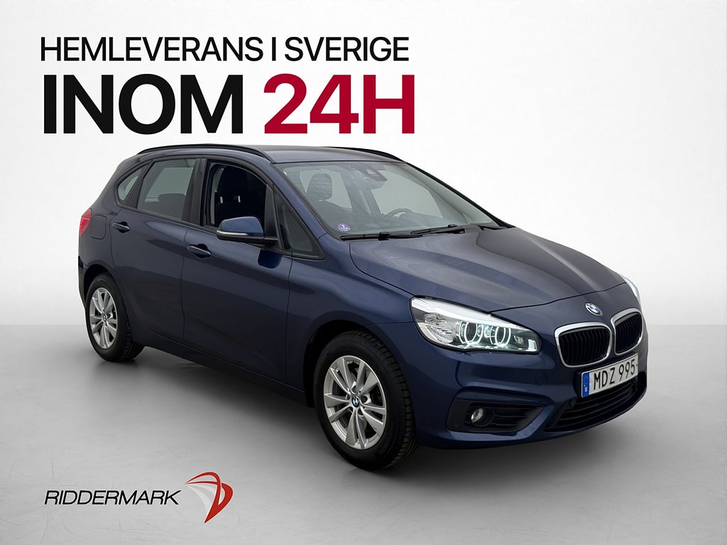 BMW 218i 136hk Advantage Rattvärme P-Sensorer Dragkrok