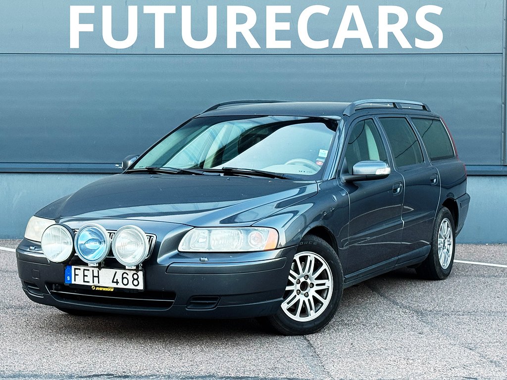 Volvo V70 2.4 170HK Kinetic , Besiktigad, Dragkrok mm 