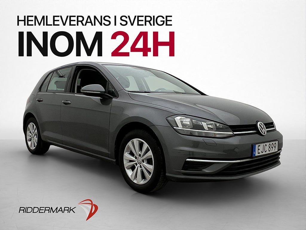 Volkswagen Golf 1.0 TSI 110hk Sensorer CarPlay Adaptiv-Fart