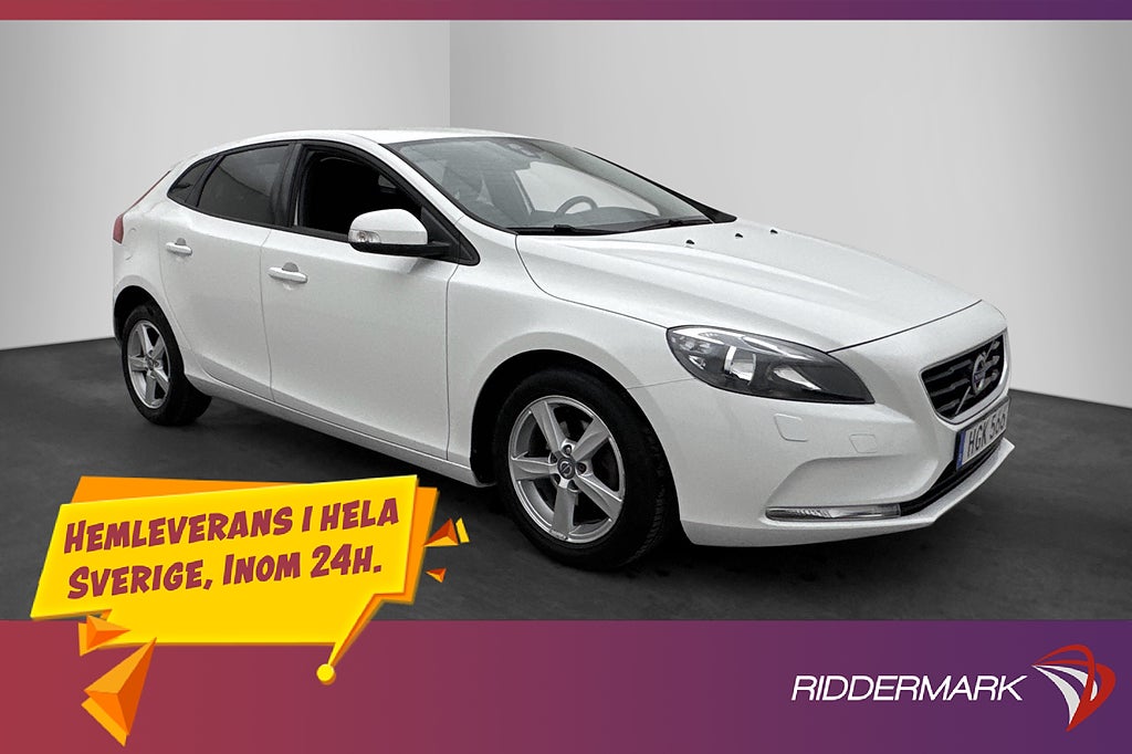 Volvo V40 D2 115hk VOC Värmare Backkamera 0,34L/mil