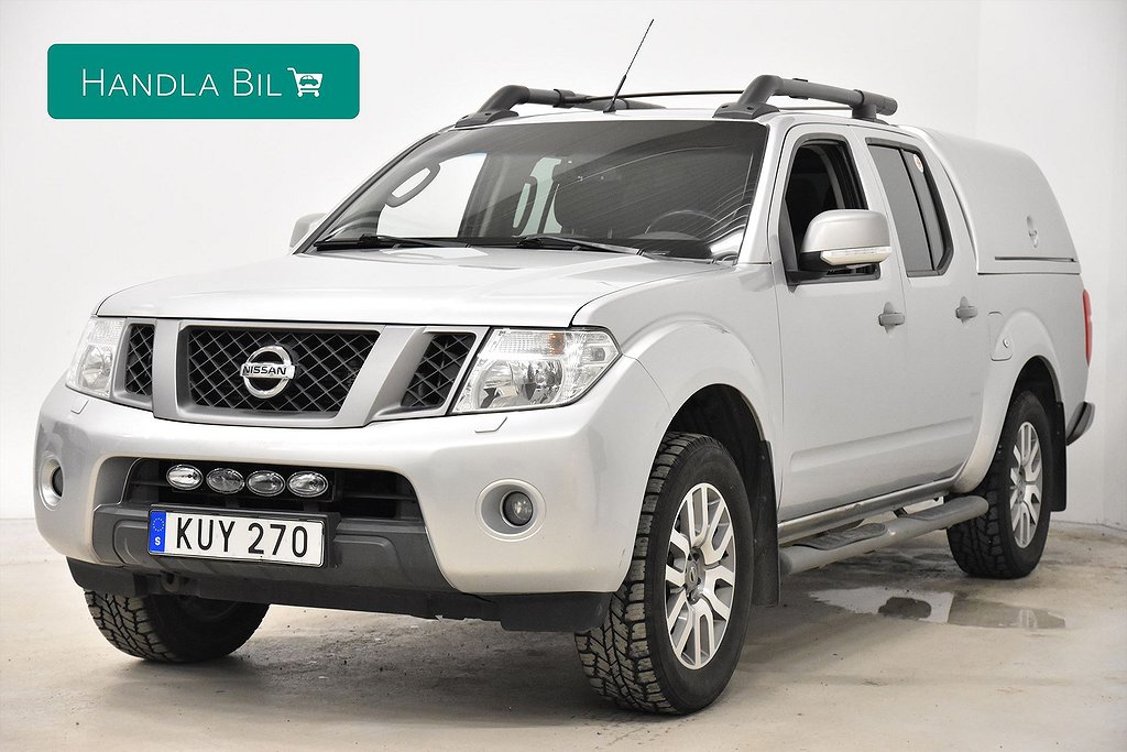 Nissan Navara 2.5 dCi 4x4 Aut Drag Taklucka Kåpa Navi B-Kam 190hk