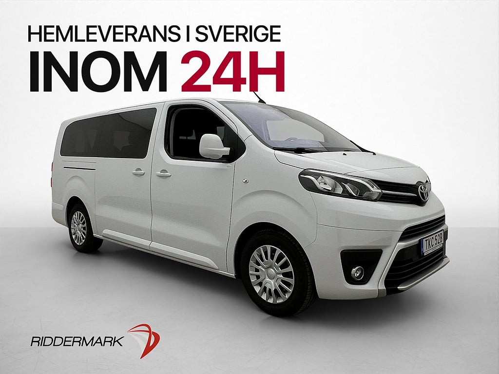 Toyota Proace Verso Extra Lång 2.0D PDC CARPLAY 9-Sits Moms