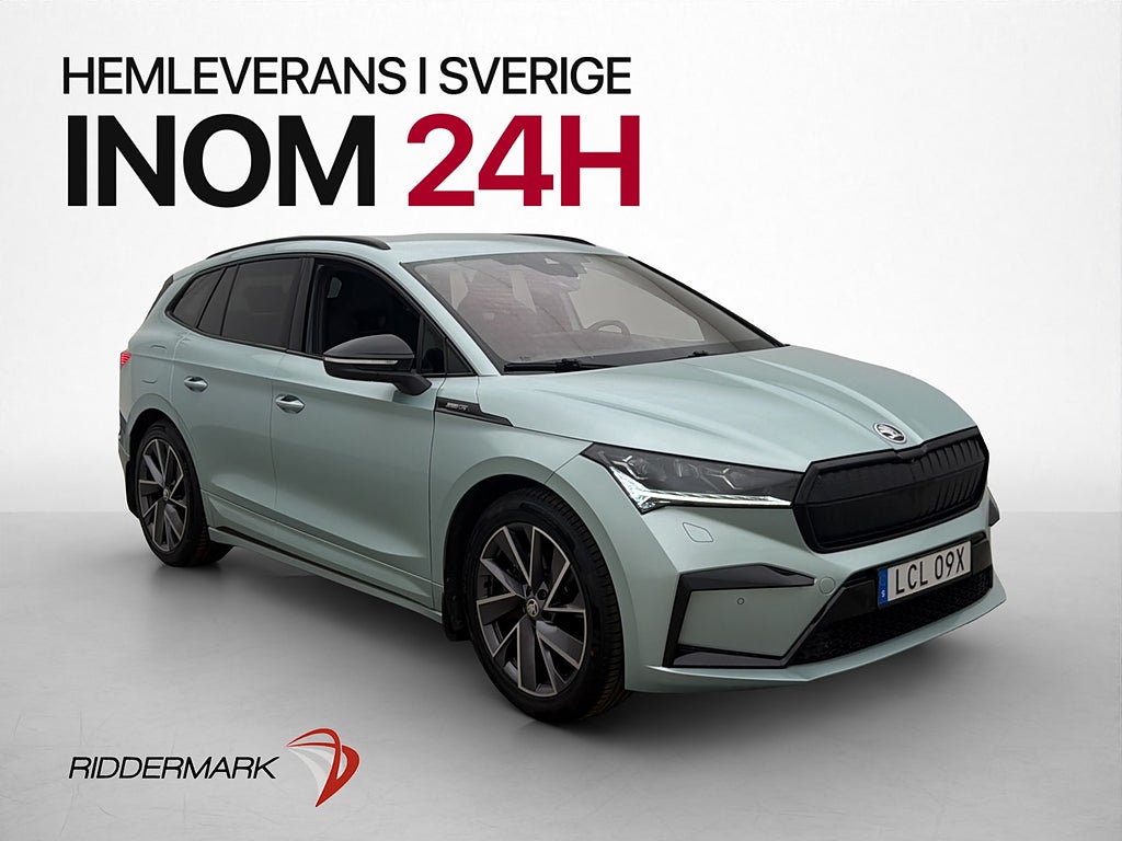 Skoda Enyaq 80 Sportline Värmare 360° Navi CarPlay Dragkrok