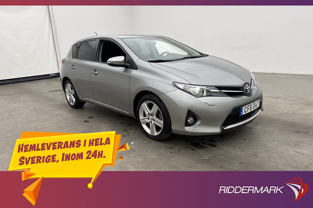 Toyota Auris 1.6 132hk  M&K-värmare  Kamera Låg skatt