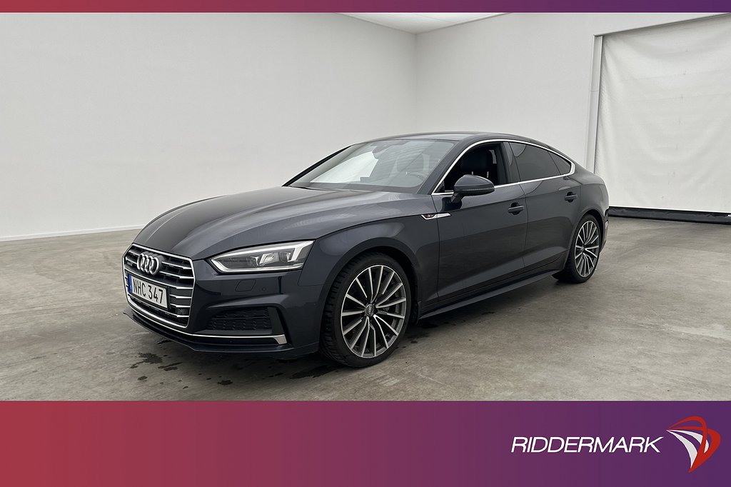 Audi A5 Sportback TFSI Quattro 252hk S-Line Kamera Massage