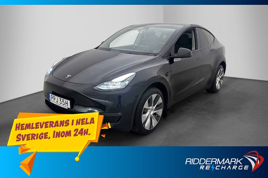 Tesla Model Y Long Range AWD Autopilot Dragkrok Svensksåld