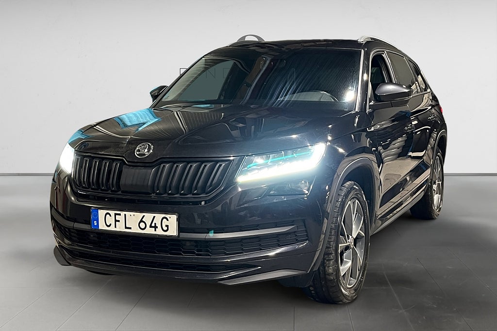 Skoda Kodiaq  2.0 TDI 190 HK DSG AWD SPORTLINE DRAG D-VÄRM NAVI 19"