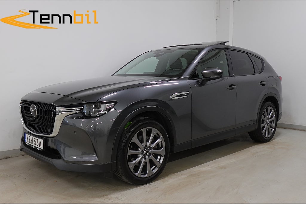 Mazda CX-60 PHEV 360° Pano BLIS BOSE Skinn Ventilerade P-Värme HuD 