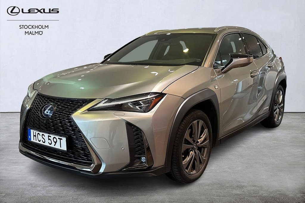 Lexus UX 250h E-Four F Sport S AWD 184hk Dragkrok Head up Display 360 kam