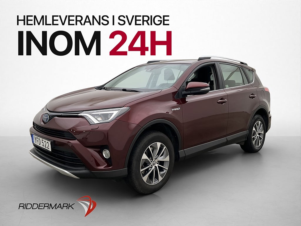 Toyota RAV4 Hybrid 2.5 Endast 0,50l/mil Active Kamera Nyserv