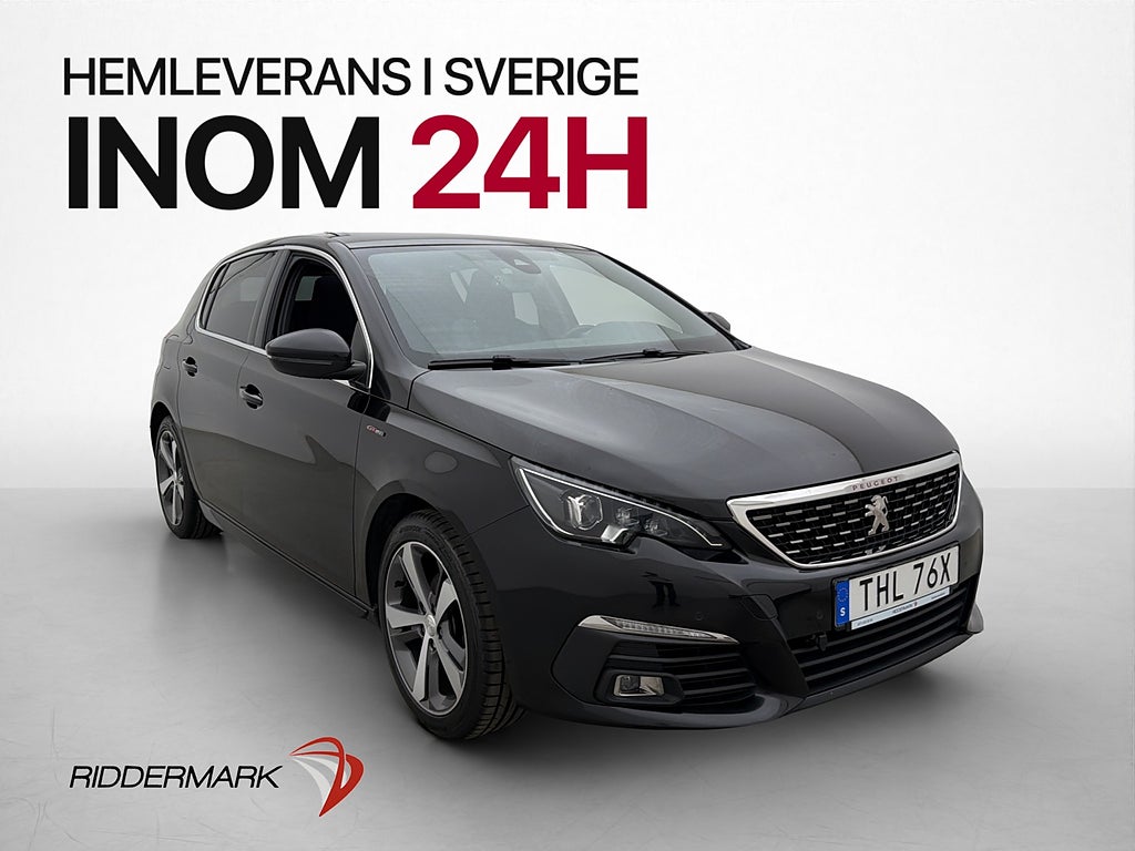 Peugeot 308 1.2 GT-Line Pano Värmare Halvskinn Carplay
