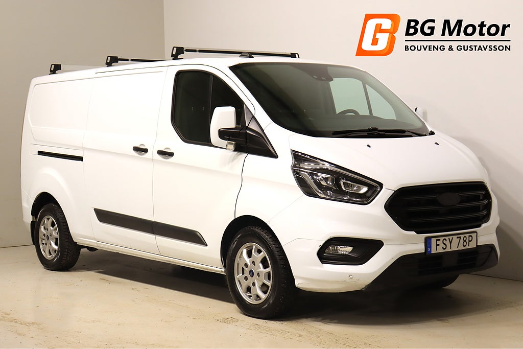 Ford transit Custom L2 2.0 EcoBlue 130hk Aut Drag/Inredd/Värmare