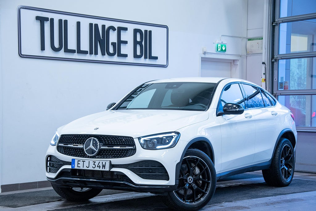 Mercedes-Benz GLC 300 de Coupé 4M 9G AMG PLUS Värmare B-Kamera Drag 20" 