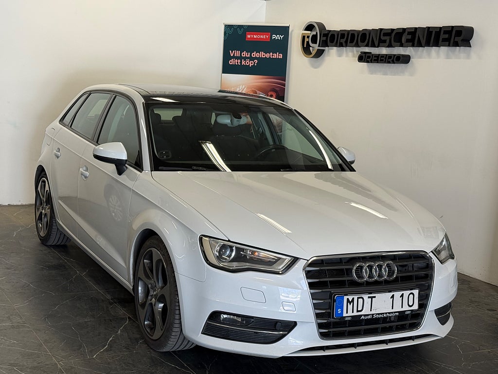 Audi A3 Sportback 1.4 TFSI S Tronic Automat Drag Pano M-Värmare