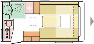 Husvagn, 1-axl Adria ACTION 391 LH 3 av 7
