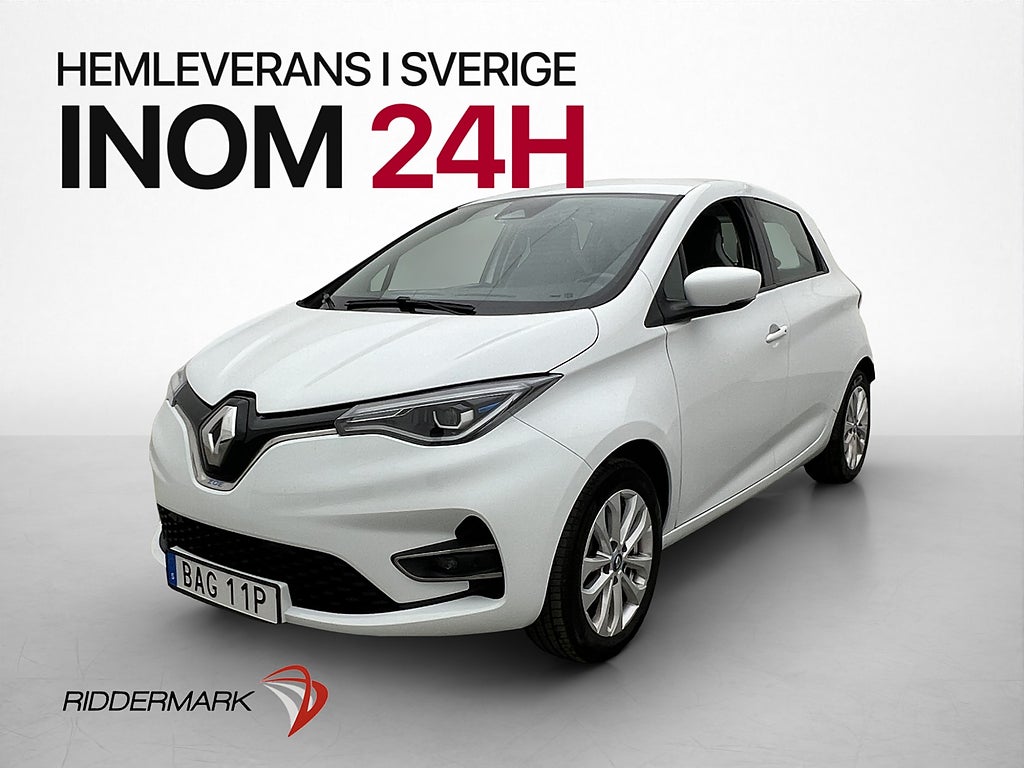 Renault Zoe R110 52 kWh 109hk FRIKÖPT BATTERI Kamera CarPlay