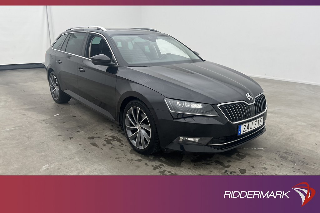 Skoda Superb 4x4 190hk L&K Pano Canton P-Värm Kamera Drag