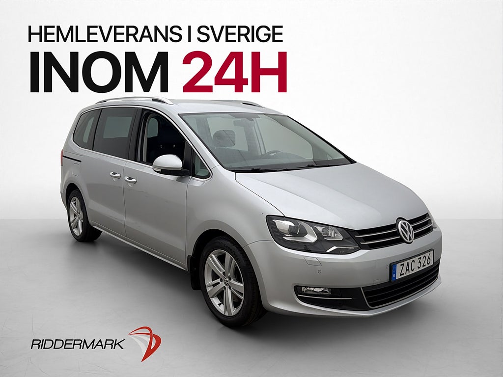 Volkswagen Sharan 2.0 TDI 4M 184hk 7-sits Drag Kamera PDC