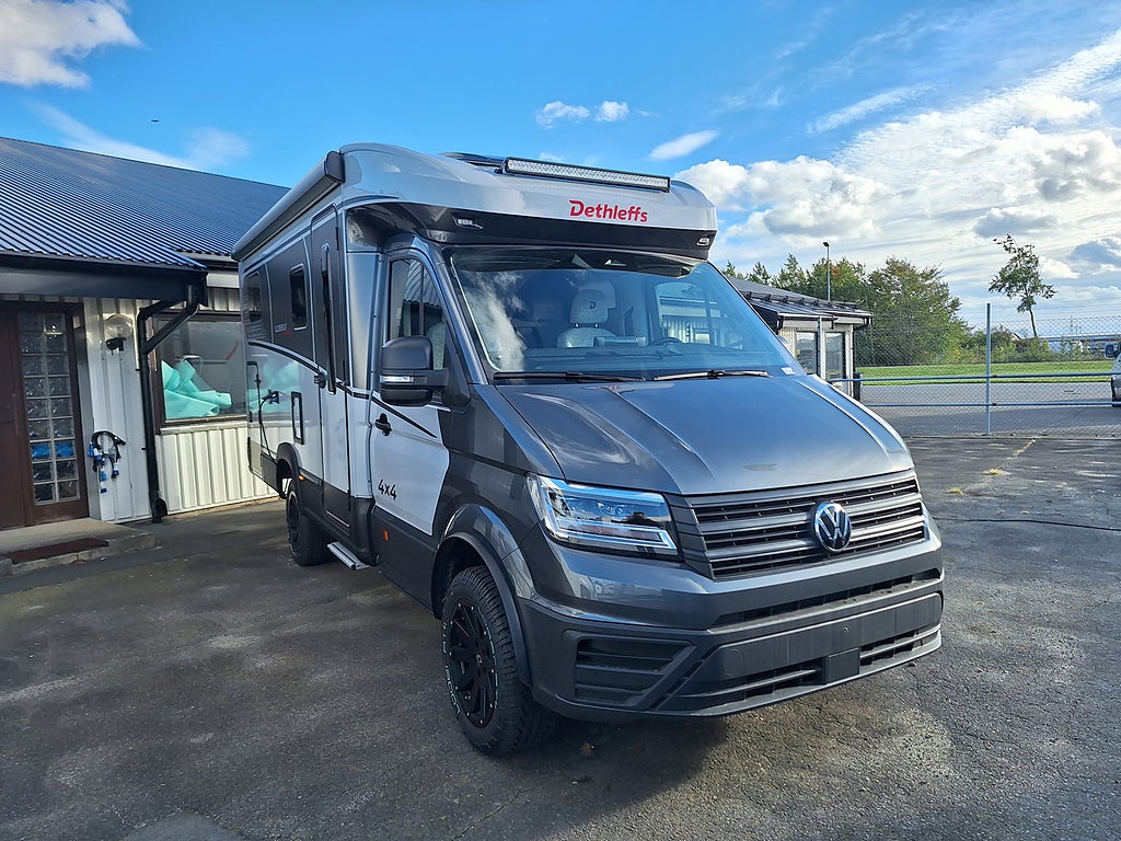 Dethleffs Globebus Performance T46 4x4 Långbädd, Automat, Solcell,Dragkrok