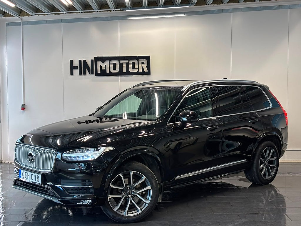 Volvo XC90 D5 AWD Inscription |KamremBytt|NAVI|BLIS|360|4Zon|NySer