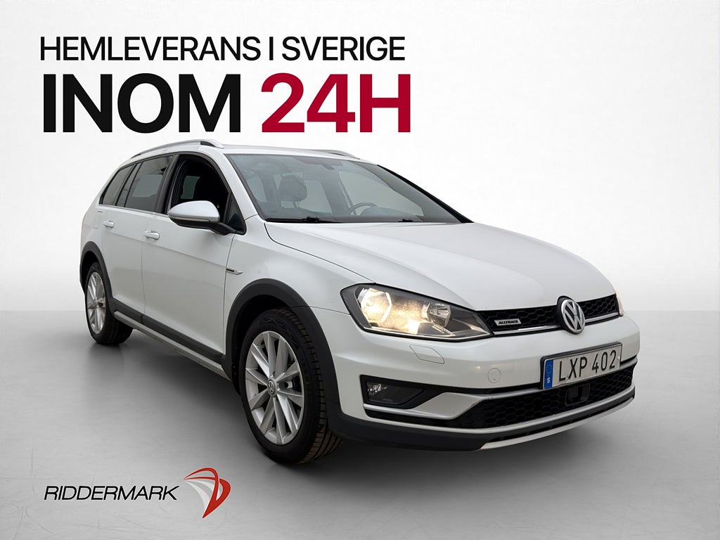 Volkswagen Golf Alltrack TDI 4M Värmare Kamera CarPlay Drag