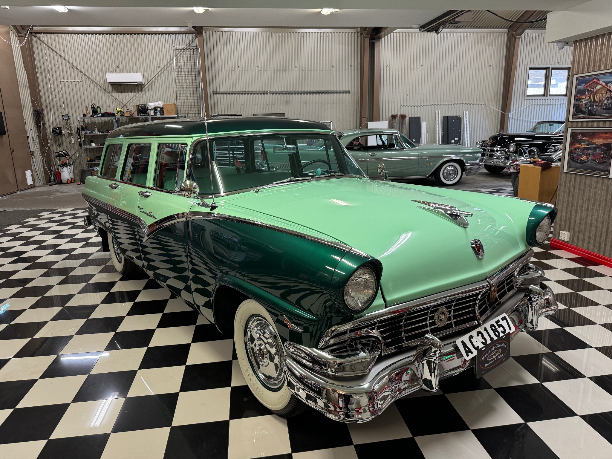 Ford Country Sedan Kombi toppskick -56 1956, bild 4/57