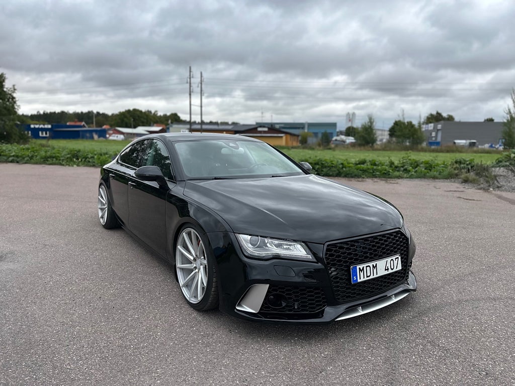 Audi A7 Audi A7 Sportback 3.0 TDI,Coilovers,Rs-optik,Brunt skinn
