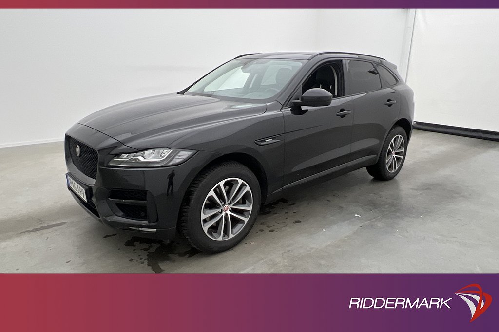 Jaguar F-Pace 30d AWD 300hk R-Sport Pano Meridian Värm Drag