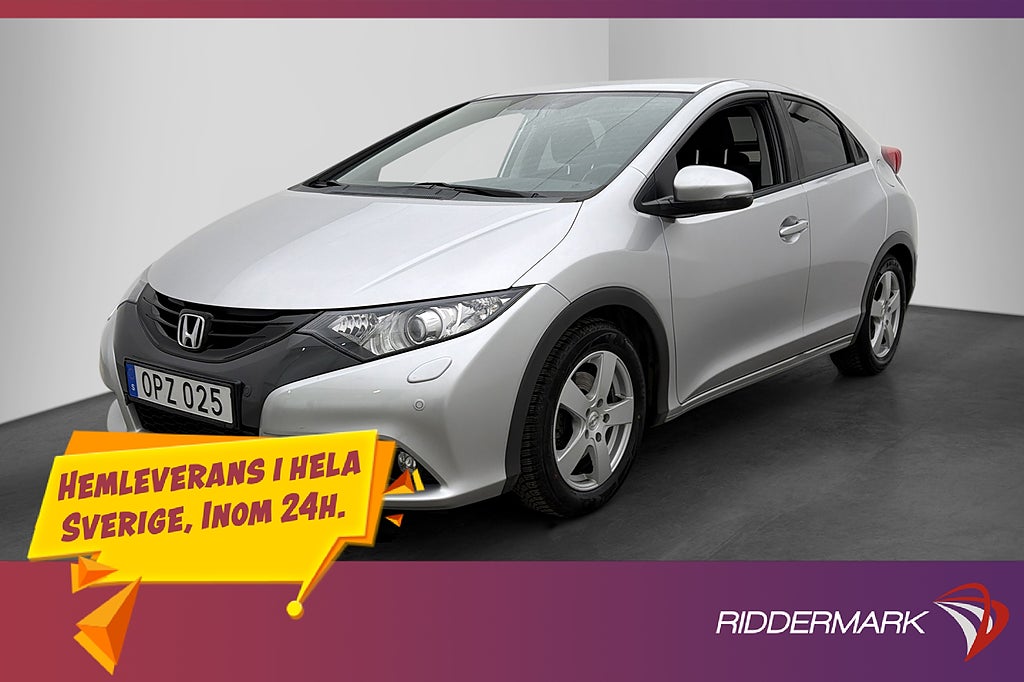 Honda Civic 1.8 i-VTEC 142hk M&K-Värmare Kamera Farthållaree