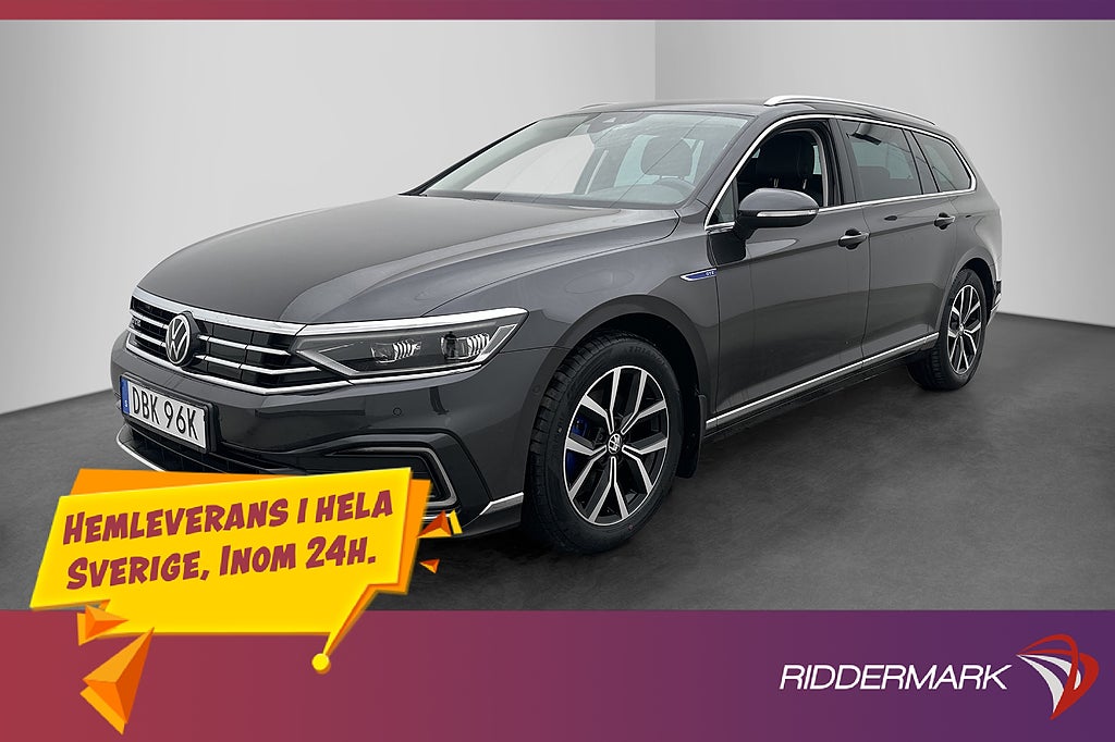 Volkswagen Passat GTE 218hk Cockpit Värmare Dragkrok Kamera