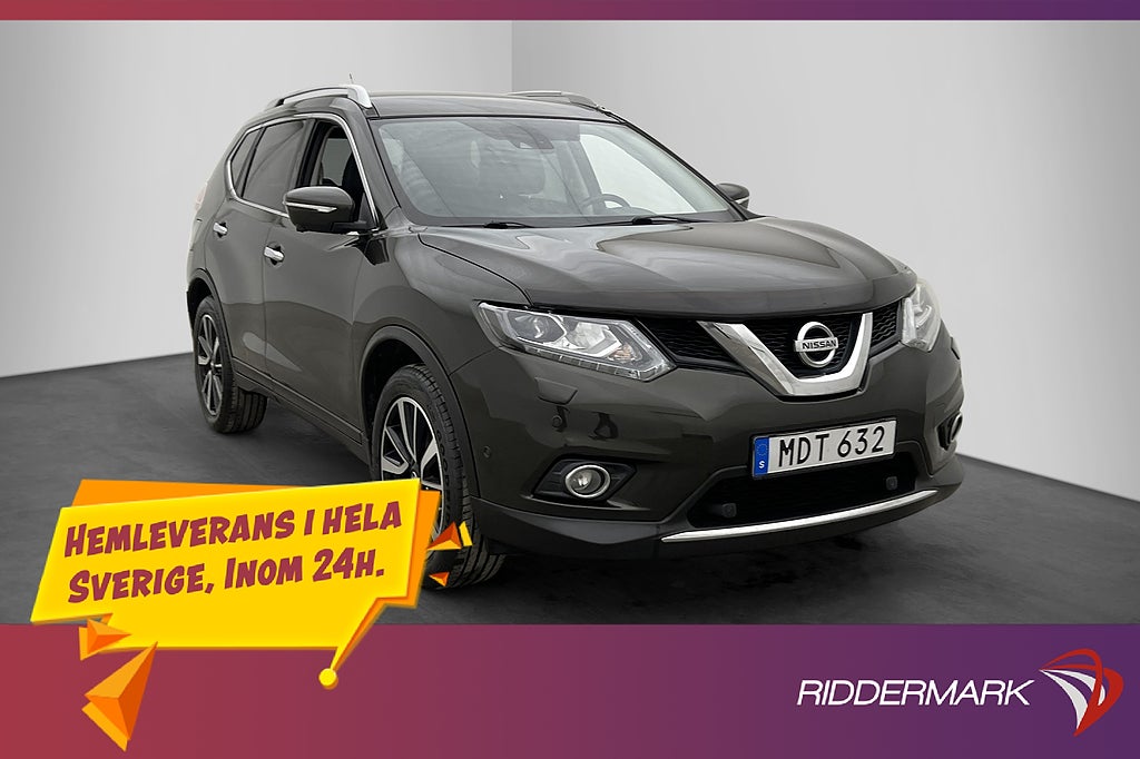 Nissan X-Trail 1.6 dCi 4x4 Läder 360° Navi P-Sensorer Drag