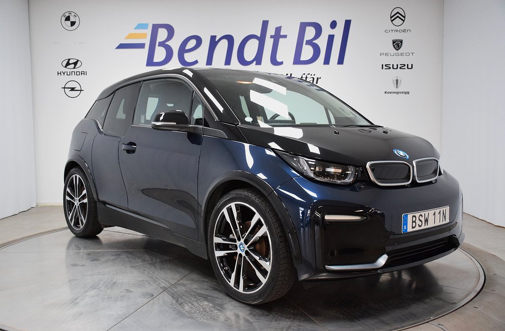 BMW i3s 120 Ah Charged+ / Navi - stora skärmen/ Service Inkl.