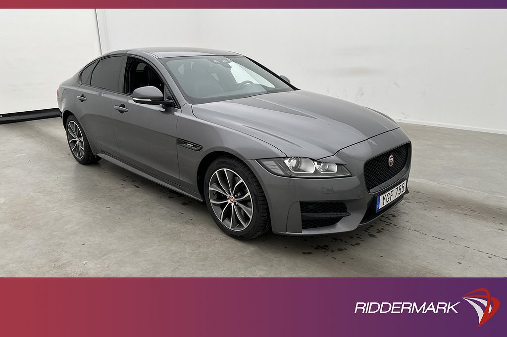 Jaguar XF 20d 180hk R-Sport Kamera Navi Rattvärme Halvskinn