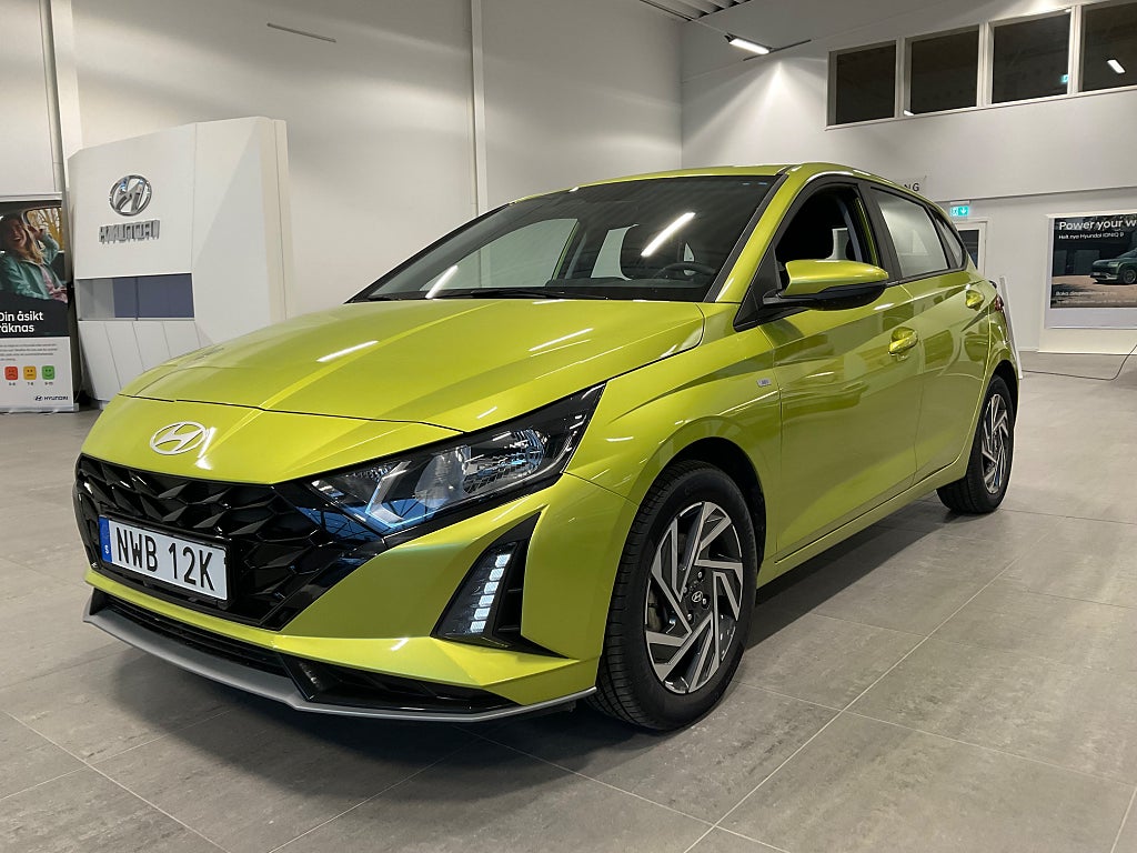 Hyundai i20 1,0T 100hk DCT Essential Backkamera Farthållare Leasbar