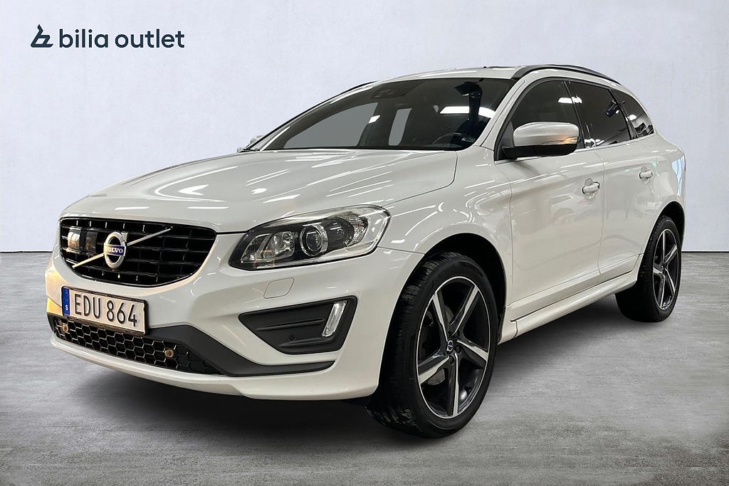 Volvo XC60 D4 AWD R-Design BE PRO 190hk Värmare Dragk Pano