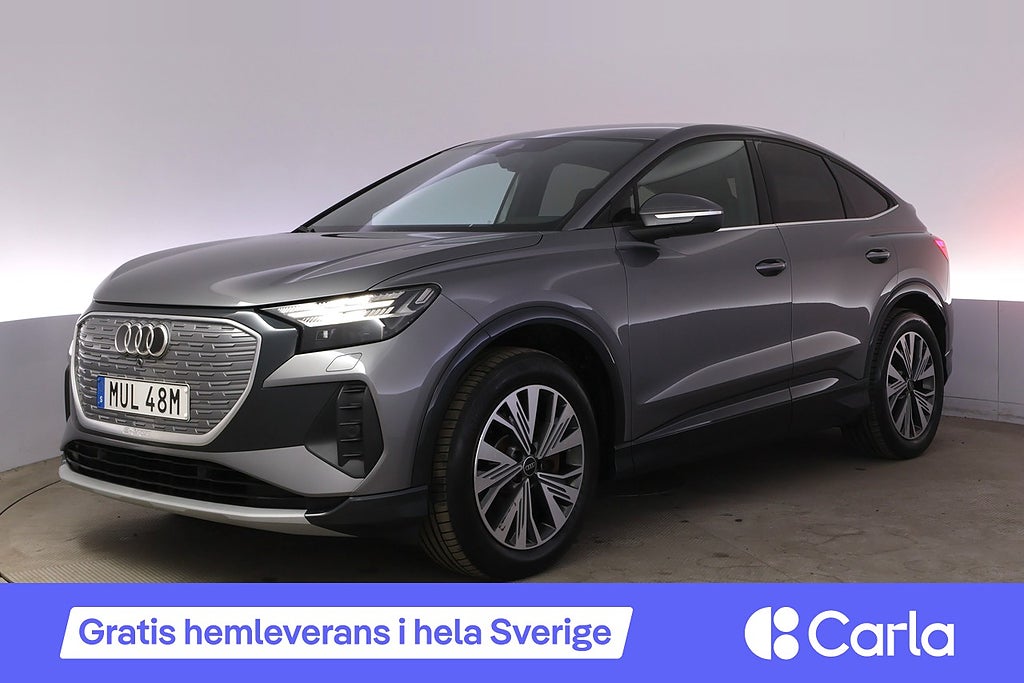 Audi Q4 55 Sportback e-tron quattro Drag Sonos Elstol Kamera