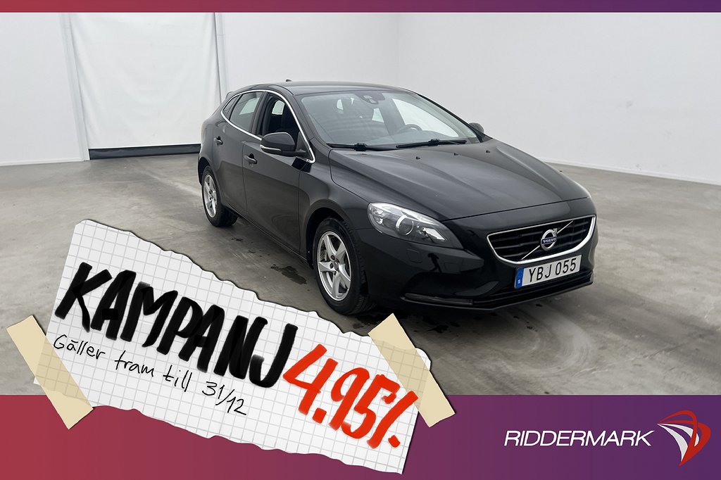 Volvo V40 D4 190hk Momentum VOC Värmare Sensorer 4,95% Ränta