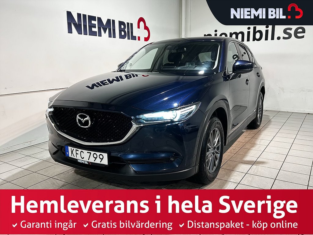 Mazda CX-5 2.0 SKYACTIV-G AWD Drag Mvärm Kamera HuD S/V-hjul