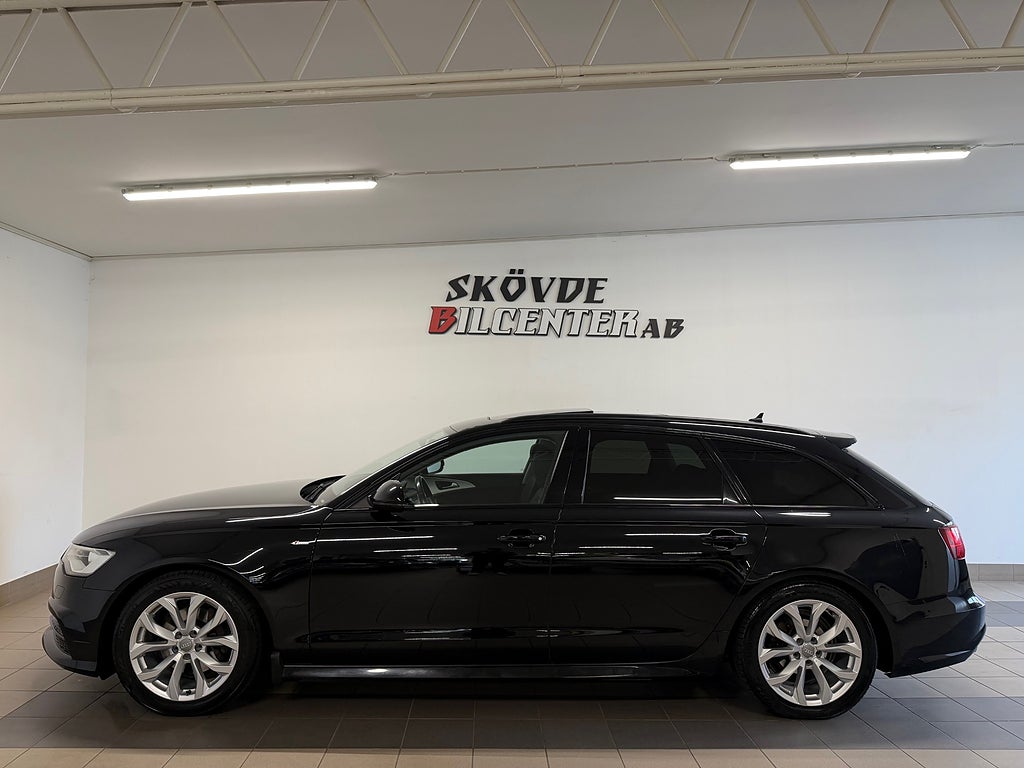 Audi A6 2.0 TDI 190hk Quattro S-Line/Drag/Panorama/Svart Optik