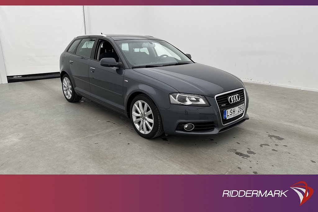 Audi A3 TDI Quattro 140hk S-Line Pano Elsto,lKAMPANJBIL