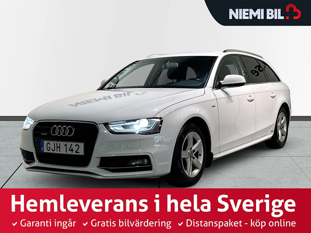 Audi A4 Avant 2.0 quattro S Tronic S Line Drag Dvärm S/V-hjul