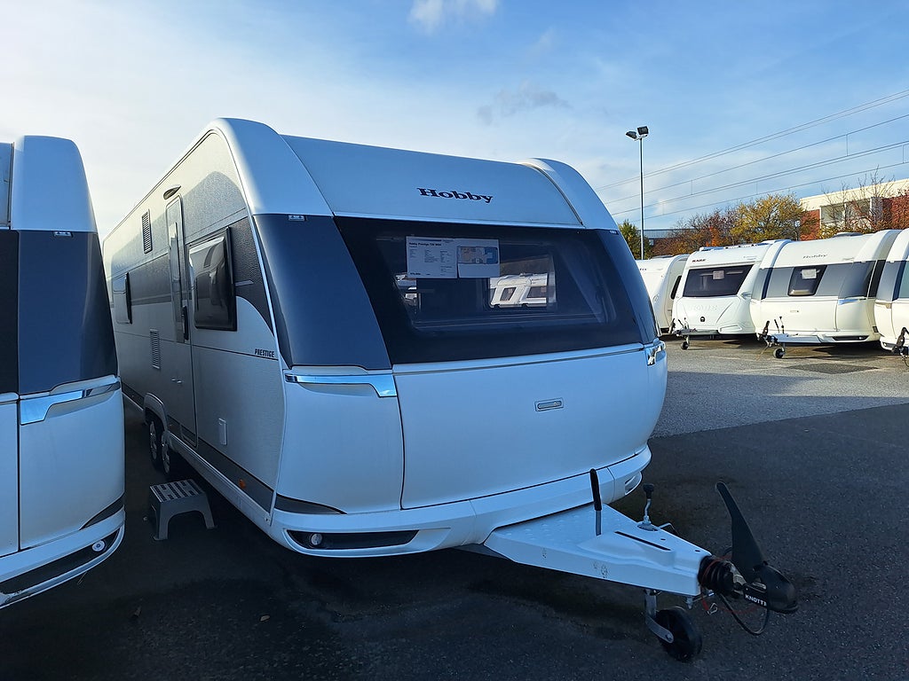 Hobby Prestige 720 WQC Queenbädd, Dusch, Kampanjpris!