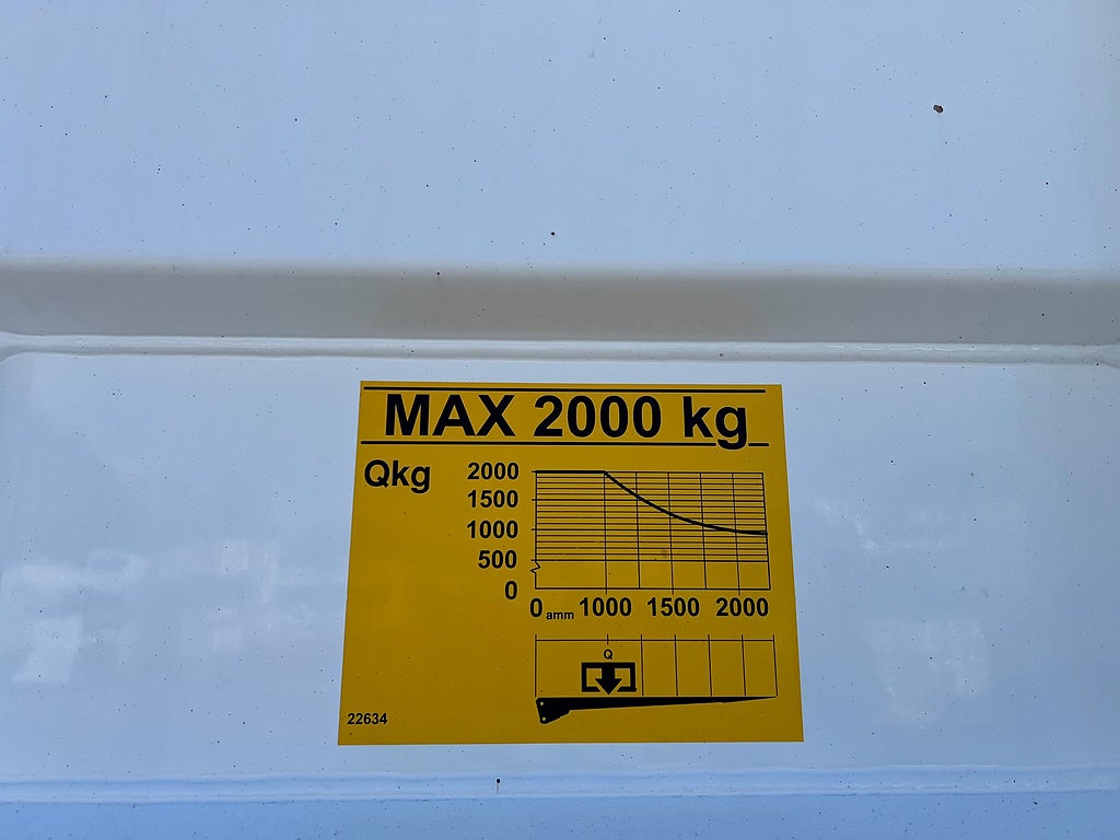 Volvo FM 410 6x2 Skåpbil, Öppningsbarsida, Bussbygg, Värmare