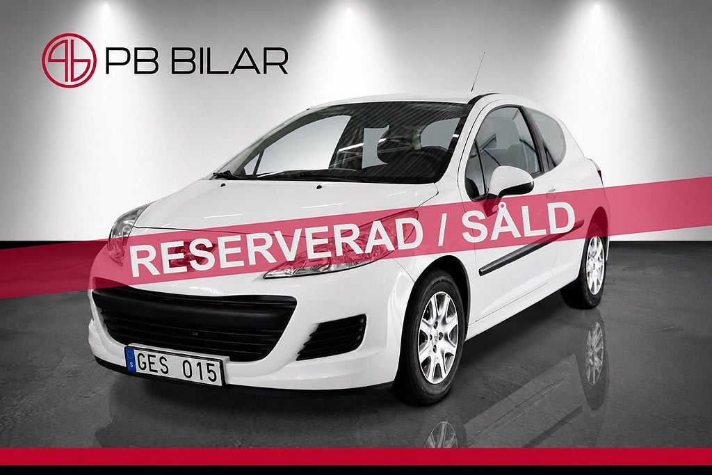 Peugeot 207 3-dörrar 1.4 Lågmilare 