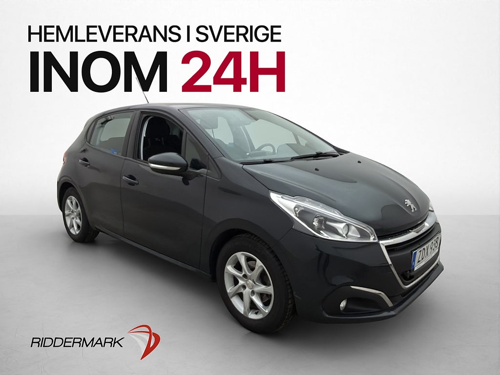 Peugeot 208 1.2 PureTech 82hk Active Bluetooth Farthållare