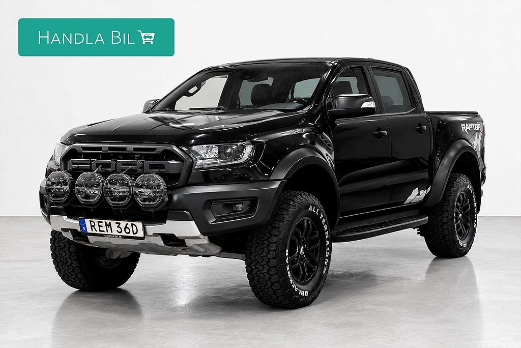 Ford ranger Raptor Drag 4WD Diff Skinn/Alcantara B-kam Moms