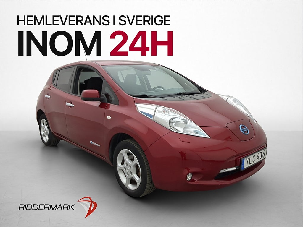 Nissan Leaf 30 kWh Acenta Backkamera Navi Rattvärme Nyservad