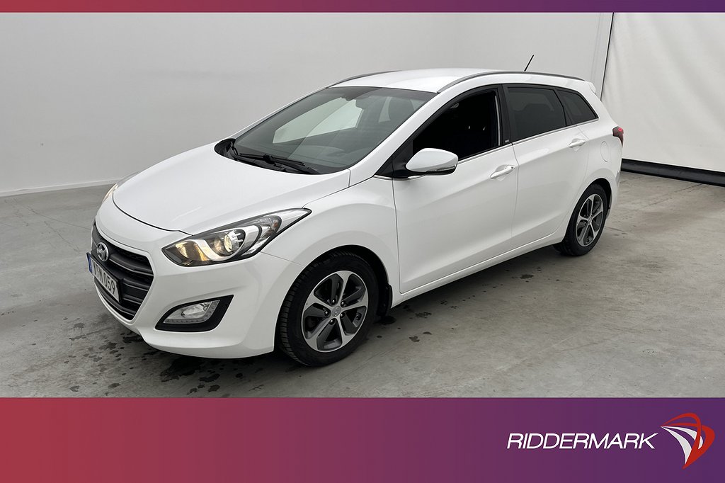 Hyundai i30 Kombi 1.6 CRDi 136hk Premium Värm Sensorer Drag